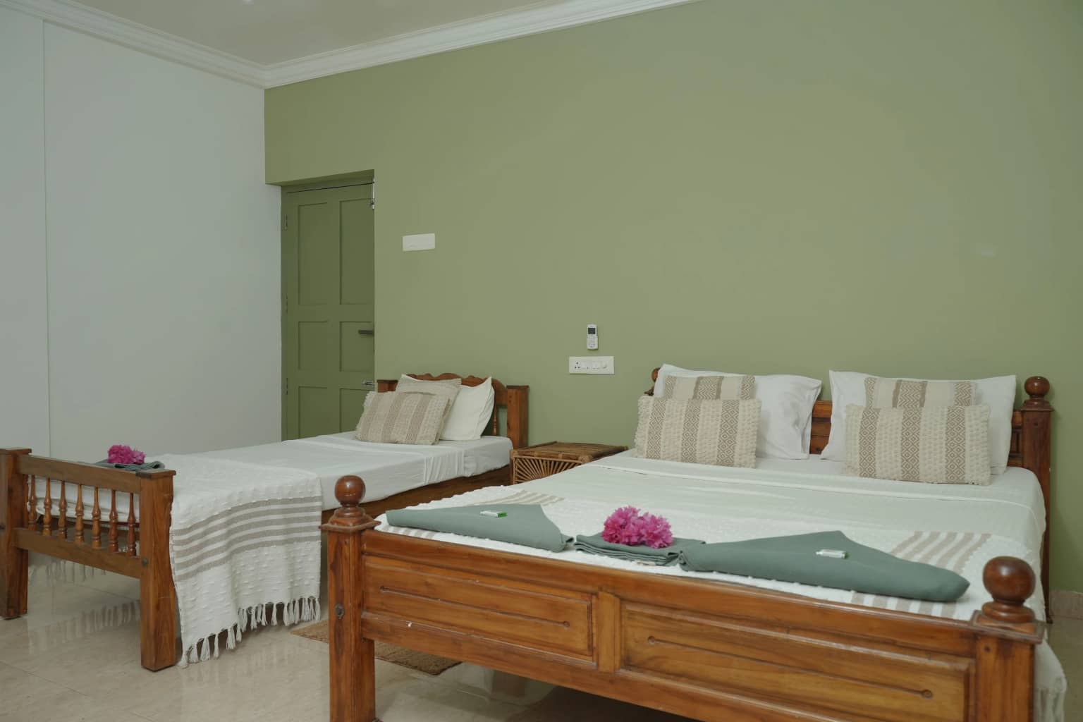 Standard Double Room with AC and private balcony (20 sqm) - Main Image